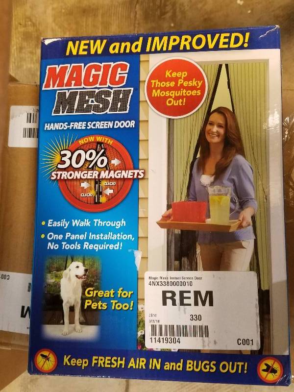 lot 741 image: Magic Mesh Instant Screen Door