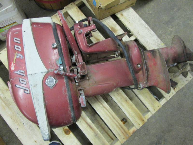 lot 164 image: Johnson 30 HP Marine Motor...