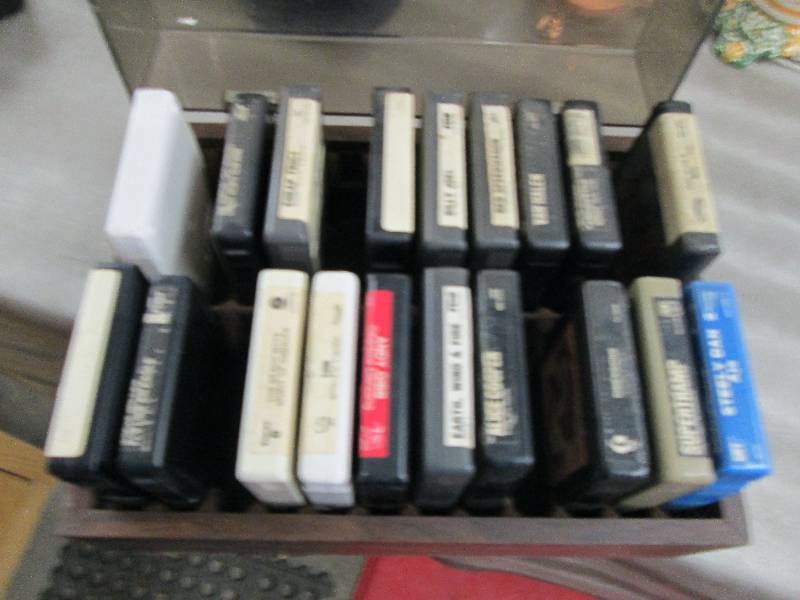lot 185 image: Case of 8 Track Tapes...