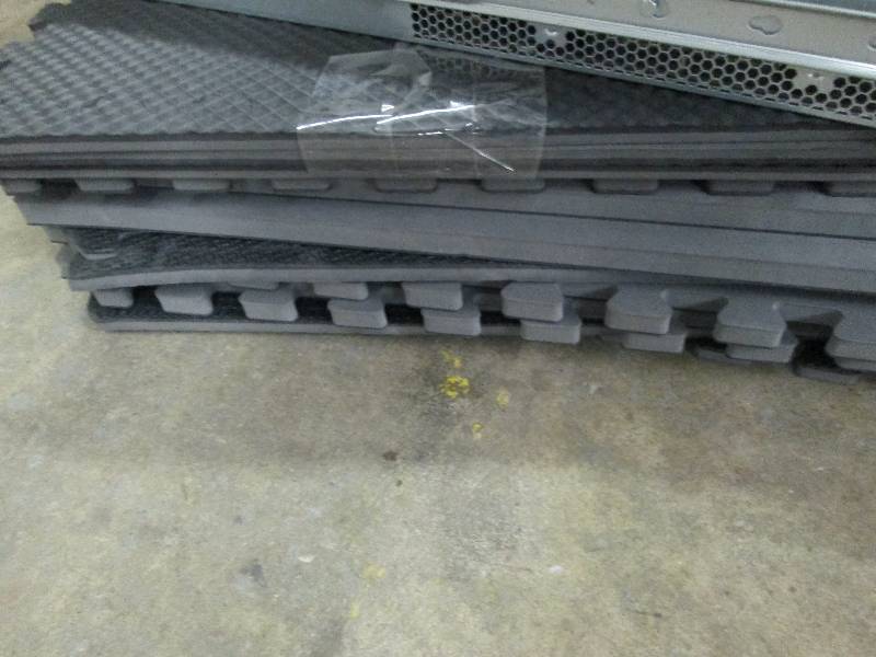 lot 238 image: Stack of 2 types Interlocking Floor...