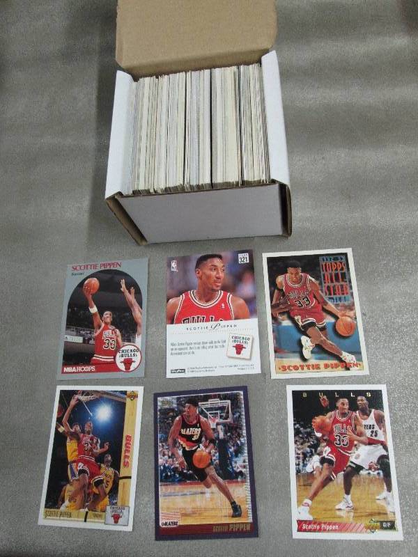 lot 103 image: 200 Scottie Pippen Cards...