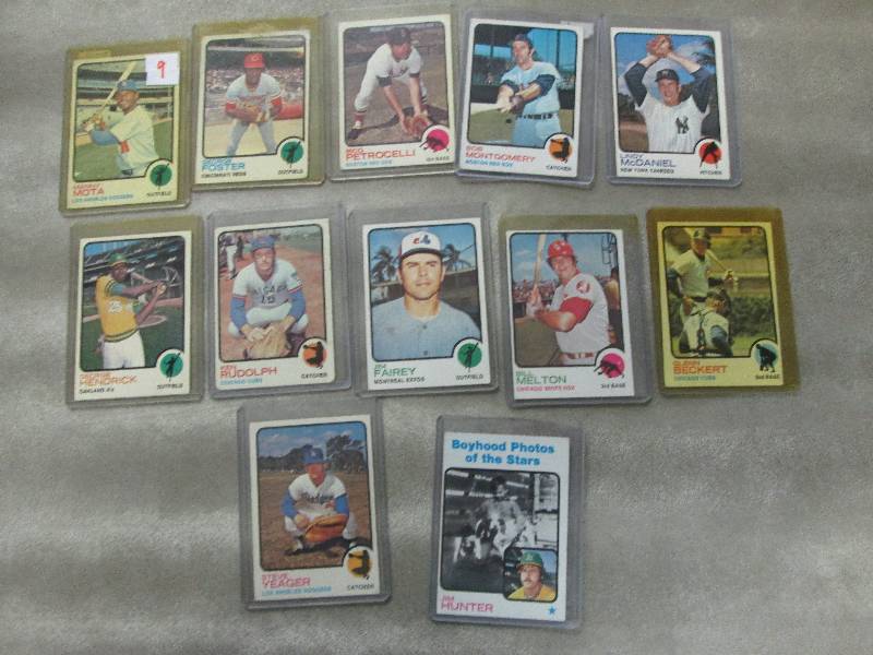 lot 109 image: Lot of 1973 Topps Baseball Cards...
