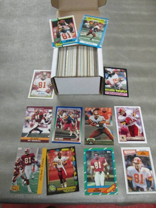 lot 112 image: 200 Art Monk Cards...