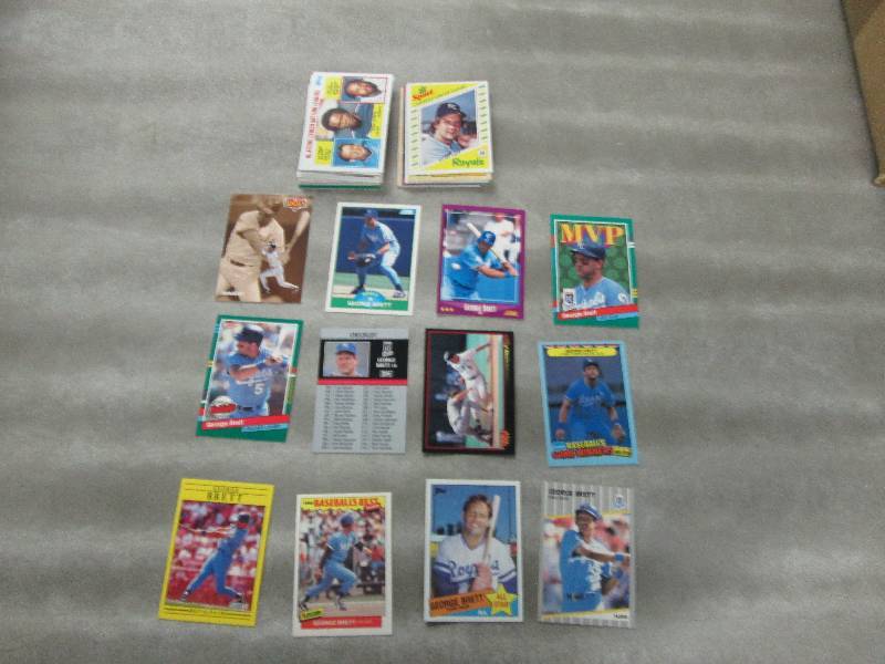 lot 125 image: 50 George Brett Cards...