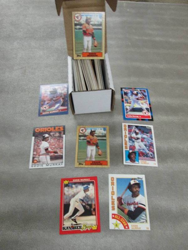 lot 126 image: 100 Eddie Murray Cards...