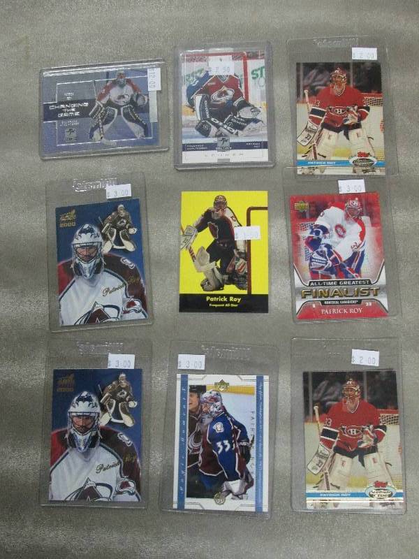 lot 130 image: Lot of Patrick Roy Cards...