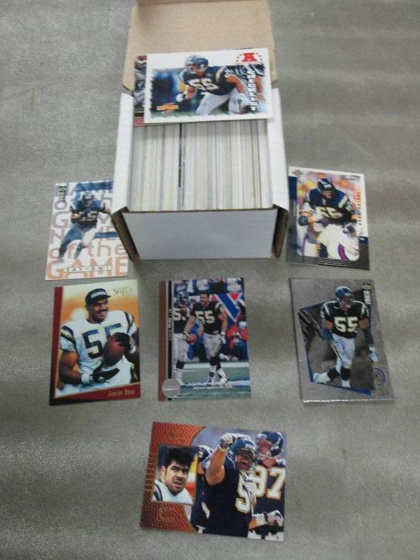 lot 132 image: 200 Junior Seau Cards...