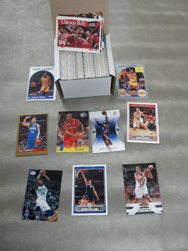 lot 137 image: 200 Basketball Star Cards...