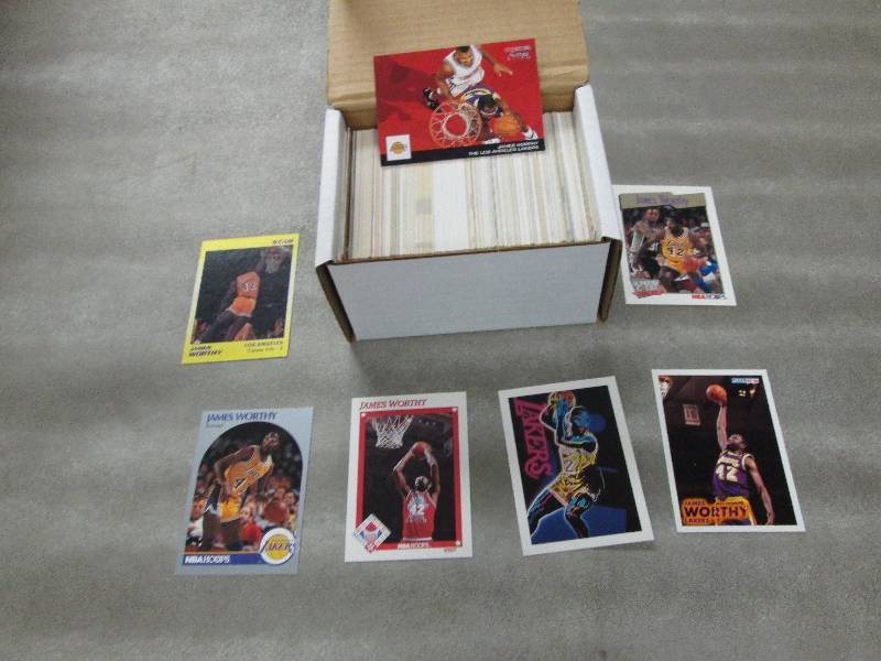 lot 138 image: 340 James Worthy Cards...
