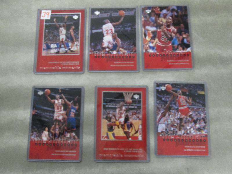 lot 139 image: Michael Jordan Cards...