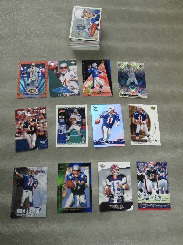 lot 149 image: 75 Drew Bledsoe Cards...