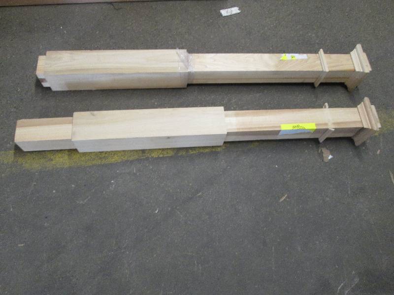 lot 24 image: 2 Staircase Posts- see images...