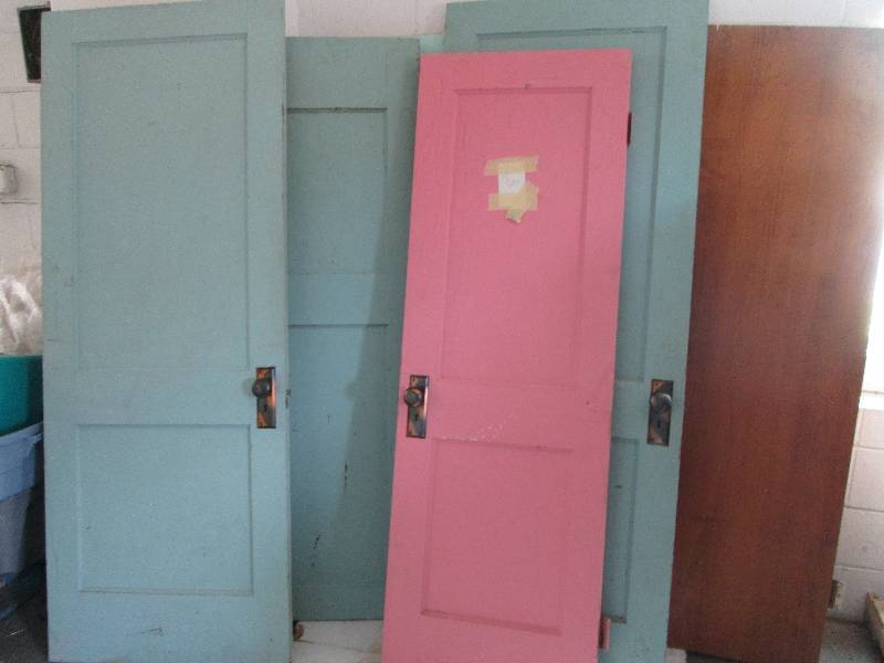 lot 38 image: Lot of Antique Doors- see images...