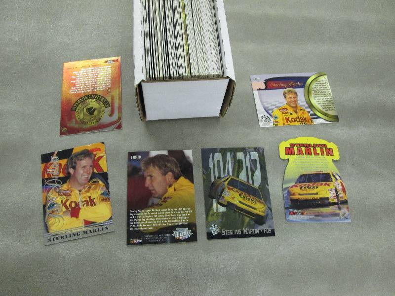 lot 55 image: 100 Sterling Marlin Cards...