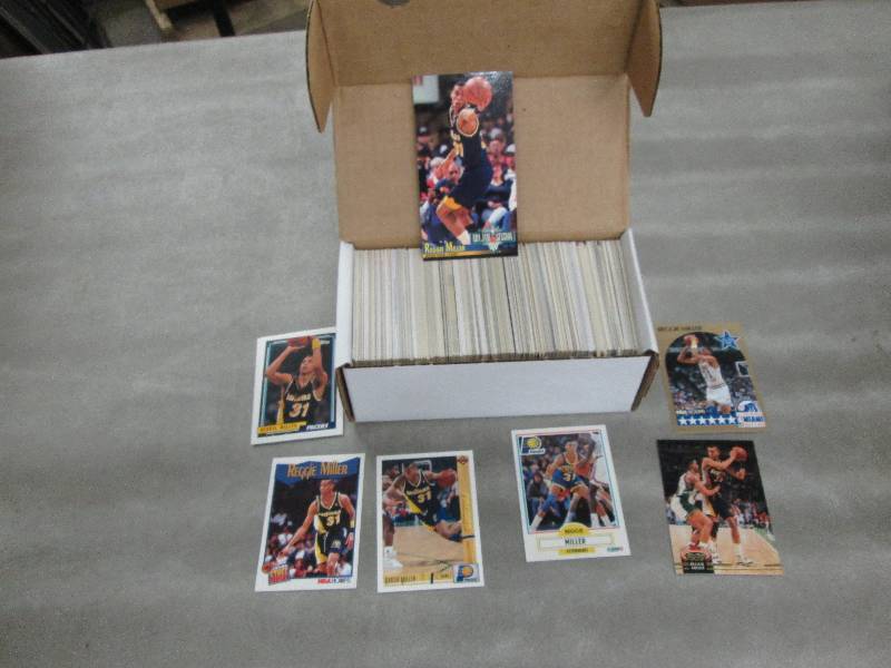 lot 56 image: 400 Reggie Miller Cards...