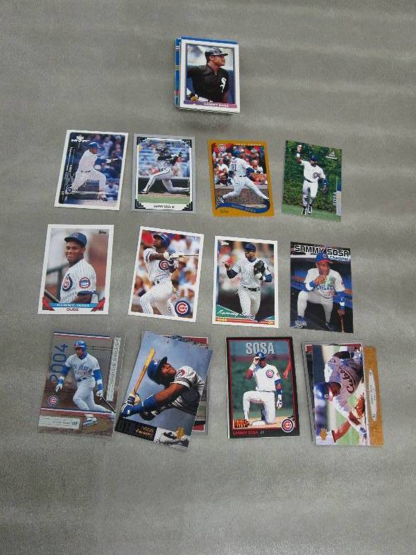 lot 64 image: 50 Sammy Sosa Cards...