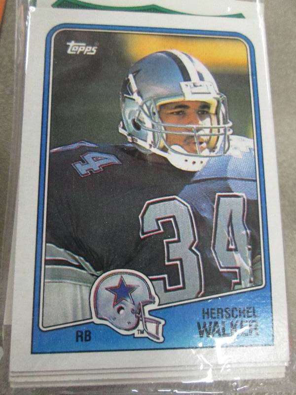 lot 67 image: Herschel Walker Cards...