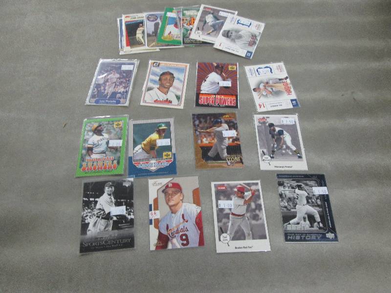 lot 79 image: 20 Misc Baseball Cards...