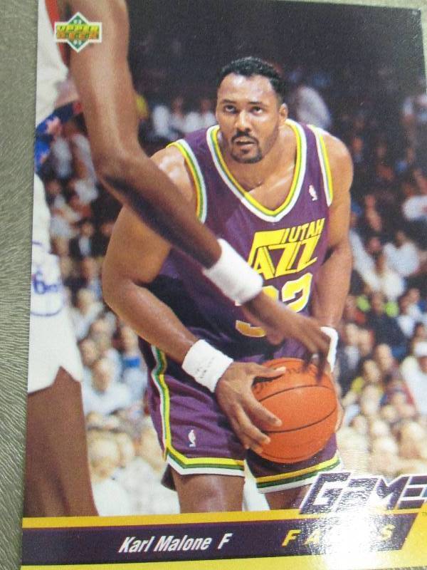 lot 90 image: 100 Karl Malone Cards...