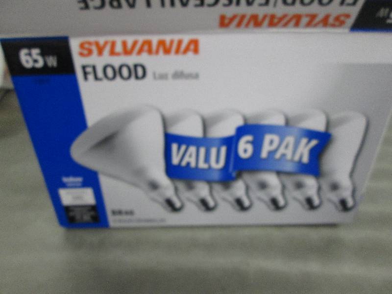 lot 265 image: 6 Pack Sylvania 65W Flood Light Sof...