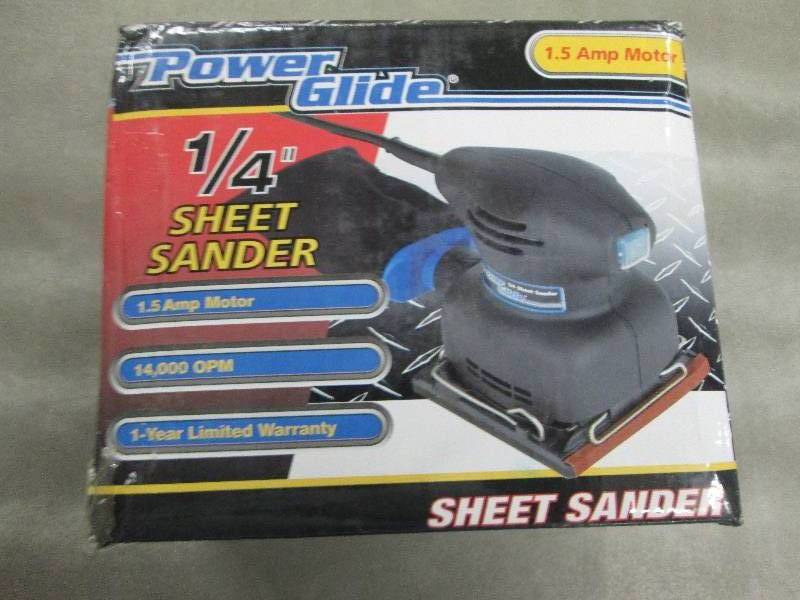 lot 277 image: Power Glide 14 inch Sheet Sander N...