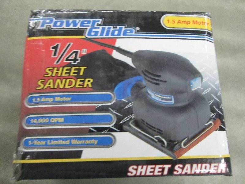 lot 278 image: Power Glide 14 inch Sheet Sander N...