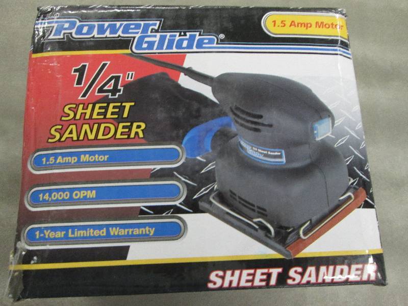 lot 279 image: Power Glide 14 inch Sheet Sander N...