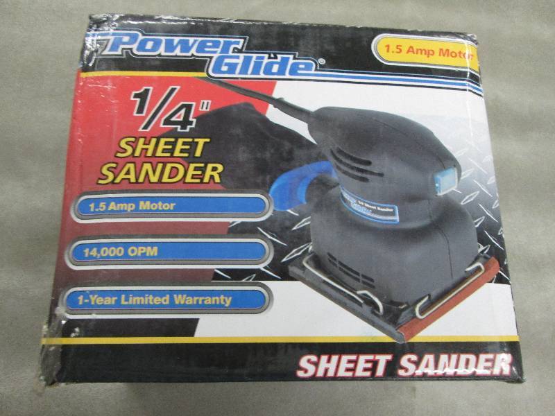 lot 280 image: Power Glide 14 inch Sheet Sander N...