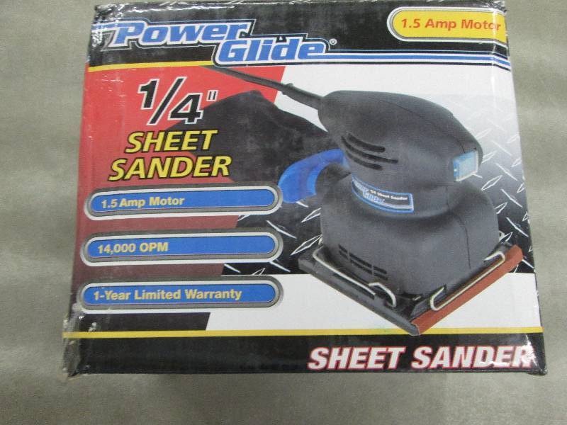 lot 281 image: Power Glide 14 inch Sheet Sander N...