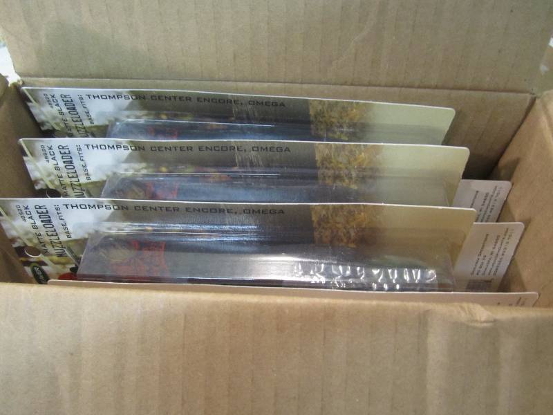 lot 12 image: Box of 6 Weaver 48520 Matte Black M...