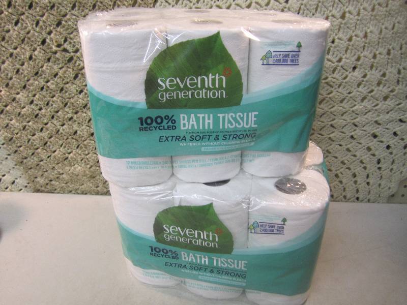 lot 26 image: 24 Rolls 2-Ply Bath Tissue 2 packs ...