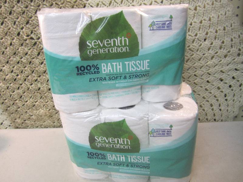 lot 27 image: 24 Rolls 2-Ply Bath Tissue 2 packs ...