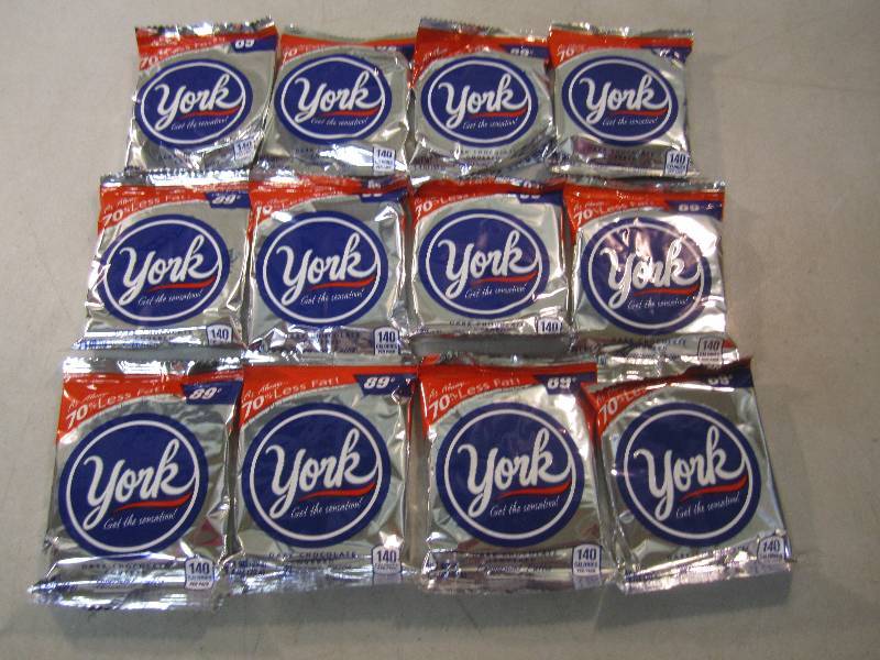 lot 66 image: 12 York Peppermint Patties Best by ...