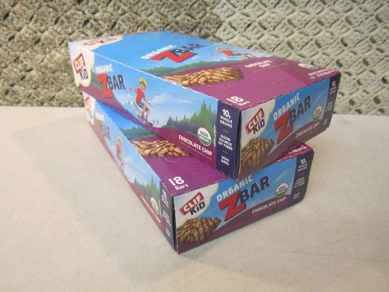 lot 79 image: 2 Boxes of Organic Z Bars Chocolate...