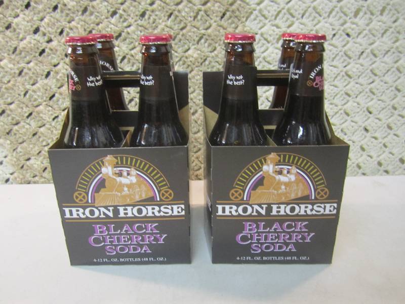 lot 82 image: 2 - 4-Packs Iron Horse Black Cherry...