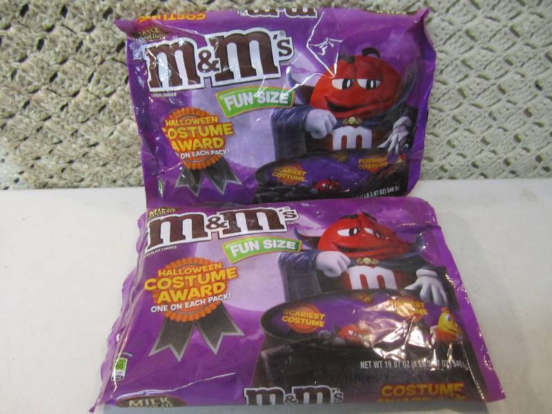 lot 85 image: 2 Big Bags M&Ms Fun Size Bags Best...