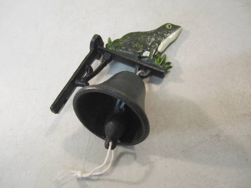lot 87 image: Cast Iron Bell and Mounting Bracket...
