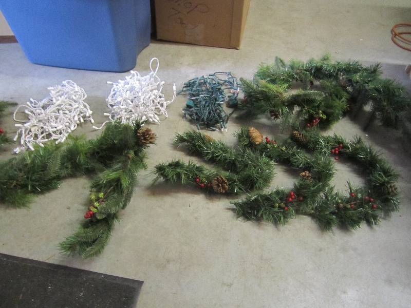 lot 99 image: Christmas Lights and Garland  A-1...