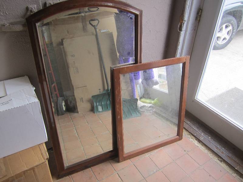 lot 110 image: 2 Mirrors 28 x 48 and 26 x 32  ...