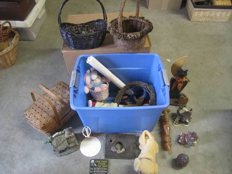 lot 172 image: Tote Full of Misc See photos.  HR...