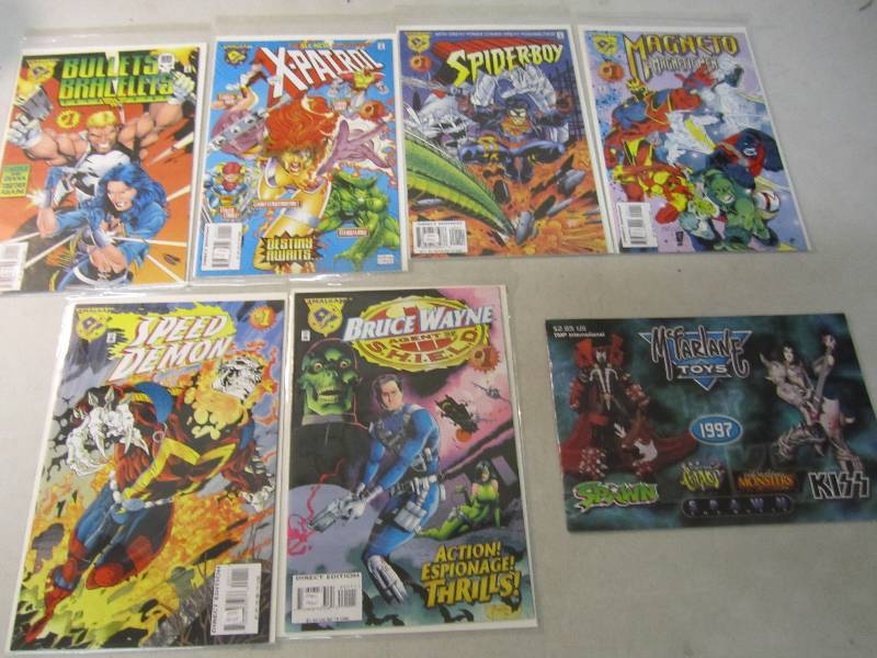 lot 178 image: Lot of 6 Amalgam Comics in sleeves ...