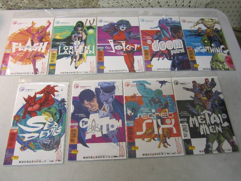 lot 181 image: Lot of 9 Tangen Comics in Sleeves A...