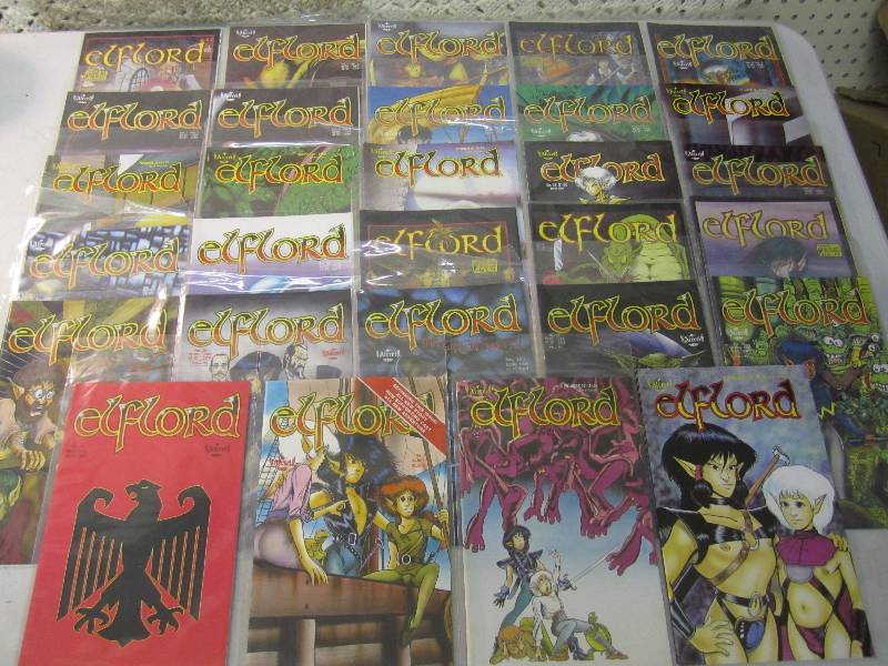 lot 186 image: Lot of 29 Airrel Comics Elflord All...