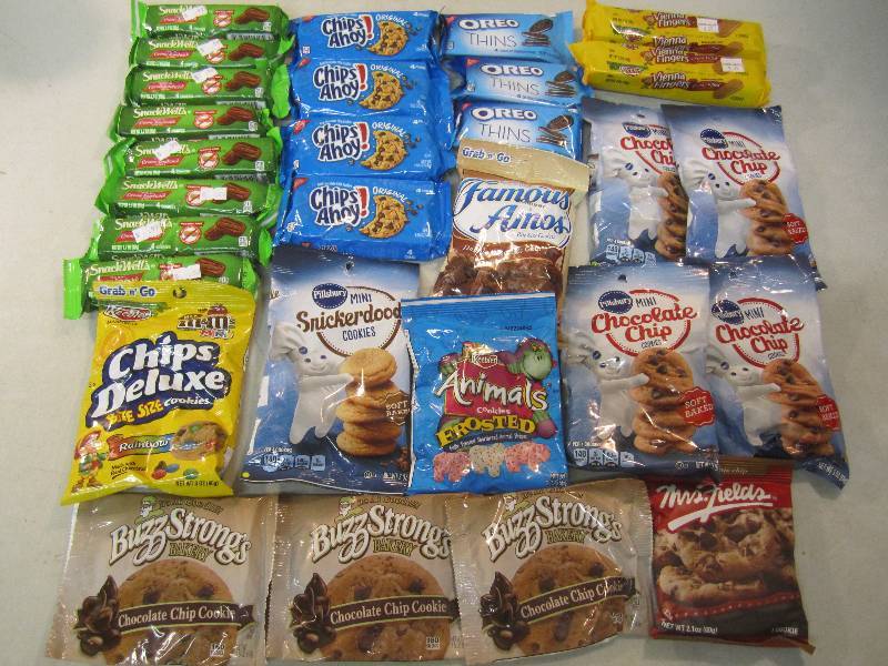 lot 215 image: Lot of Misc Packs of Cookies See Ph...