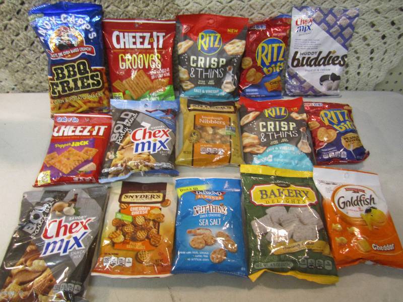 lot 218 image: Mixed Lot Misc Bags of Snacks See P...