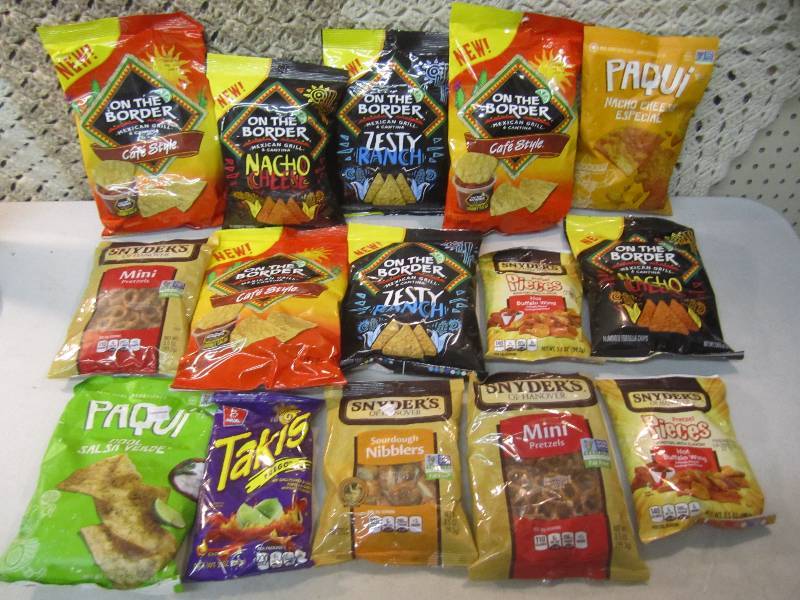 lot 219 image: Mixed Lot Misc Bags of Snacks See P...