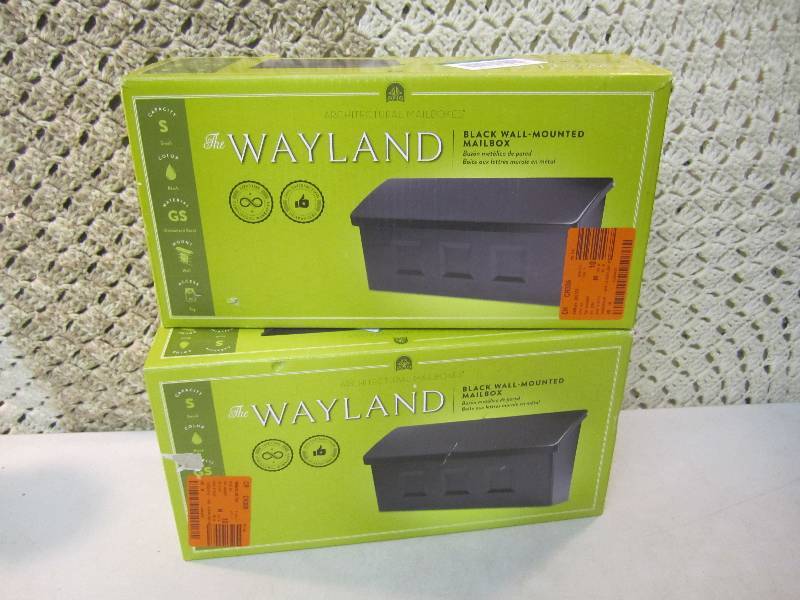 lot 245 image: 2 Architectural Mailboxes Wayland B...