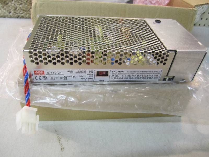lot 275 image: Mean Well S-150-24 Power Supply wit...