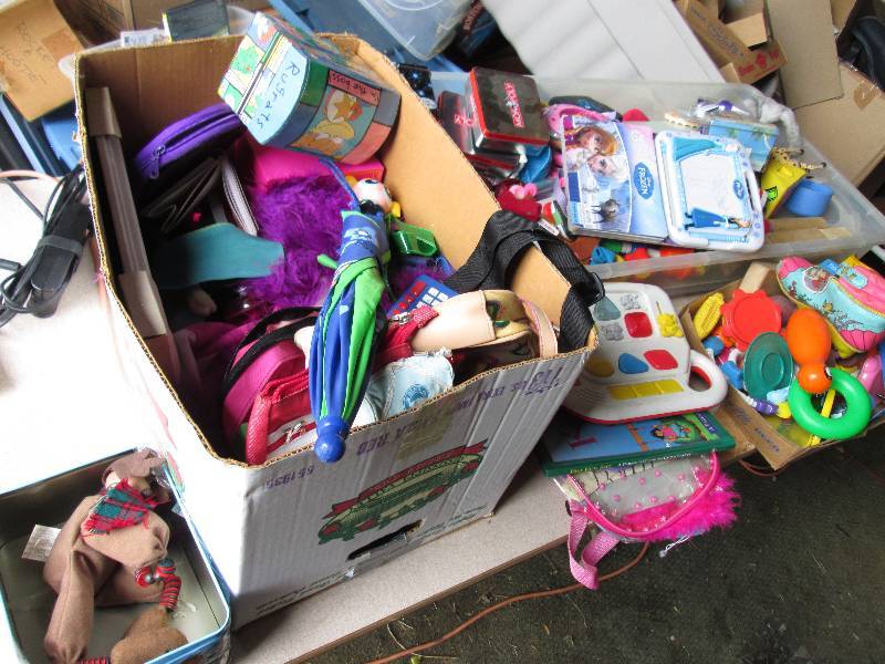 Large lot of toys dolls and games...