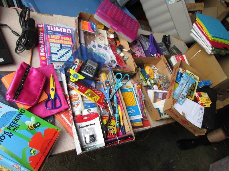 Lot of craft and office supplies...